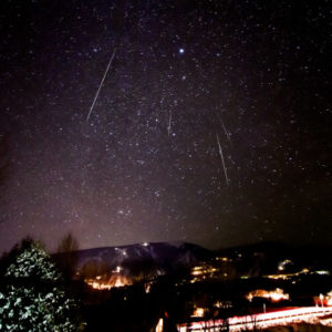 Colorado Geminid Meteor Shower Stars Sky