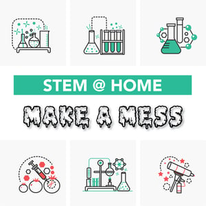 Messy at home STEM projects for kids